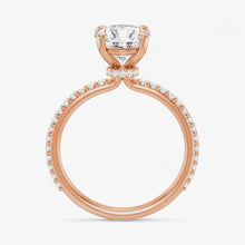The Iconic Secret Halo Pavé Engagement Ring | Round