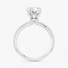 The Iconic Secret Halo Pavé Engagement Ring | Round