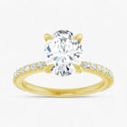 The Iconic Secret Halo Pavé Engagement Ring | Oval