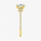 The Iconic Secret Halo Pavé Engagement Ring | Oval