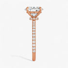 The Iconic Secret Halo Pavé Engagement Ring | Oval