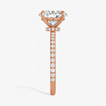 The Iconic Secret Halo Pavé Engagement Ring | Oval