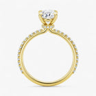 The Iconic Secret Halo Pavé Engagement Ring | Oval