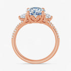 The Iconic 3-Stone Twisted Engagement Ring | Round