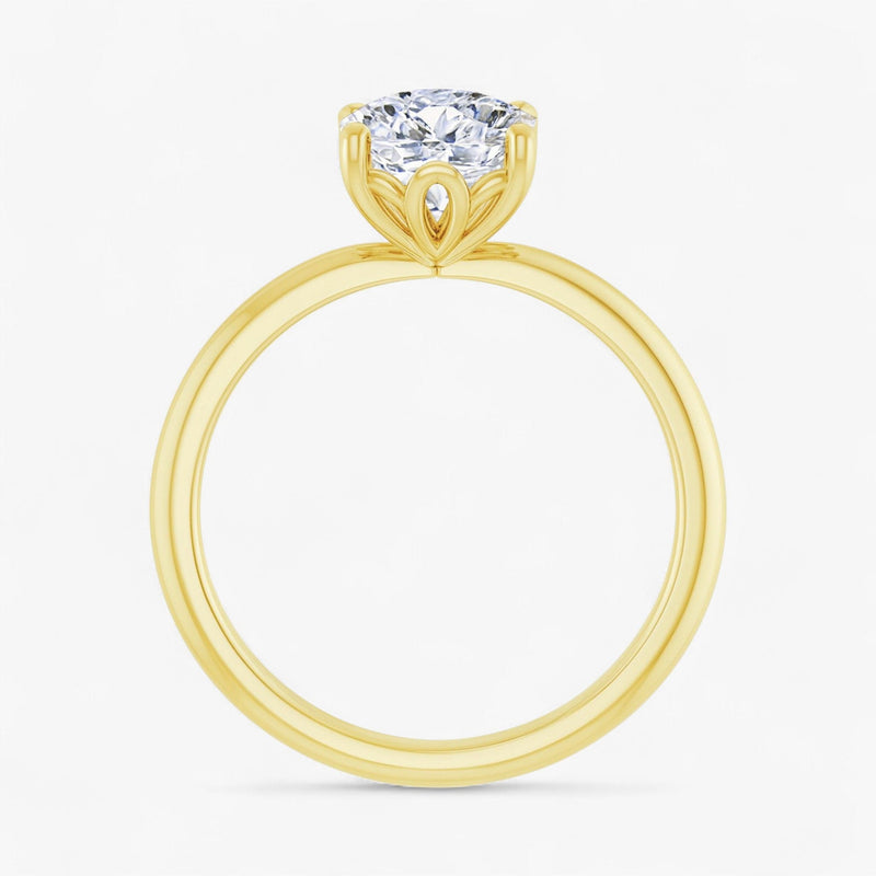 The Iconic Solitaire Engagement Ring | Cushion