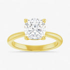 The Iconic Solitaire Engagement Ring | Cushion