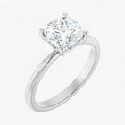 The Iconic Solitaire Engagement Ring | Cushion