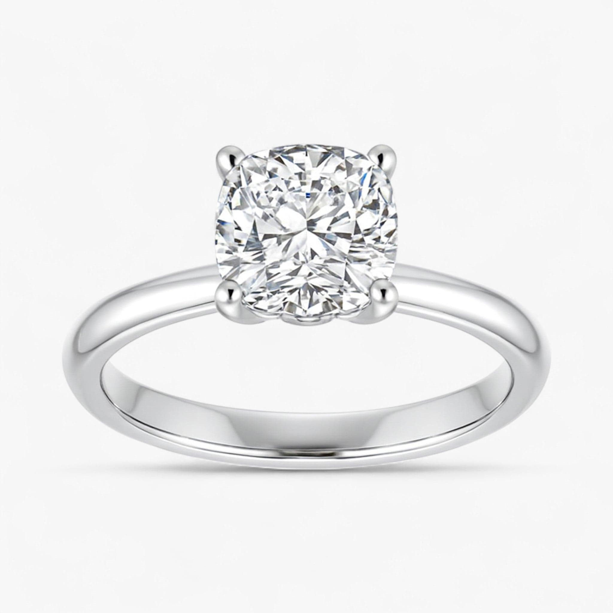 The Iconic Solitaire Engagement Ring | Cushion