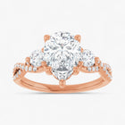 The Iconic 3-Stone Twisted Engagement Ring | Pear