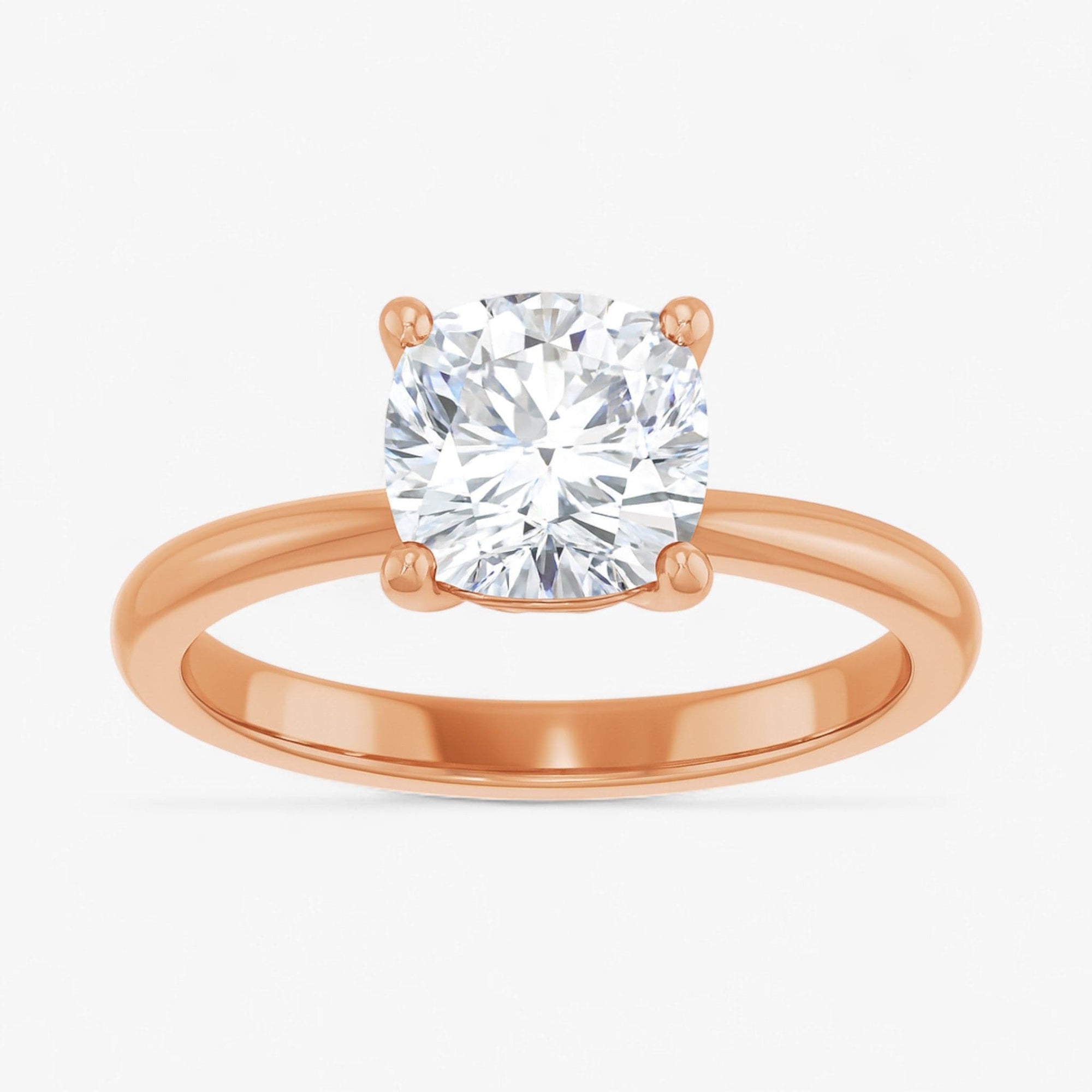 The Iconic Solitaire Engagement Ring | Cushion