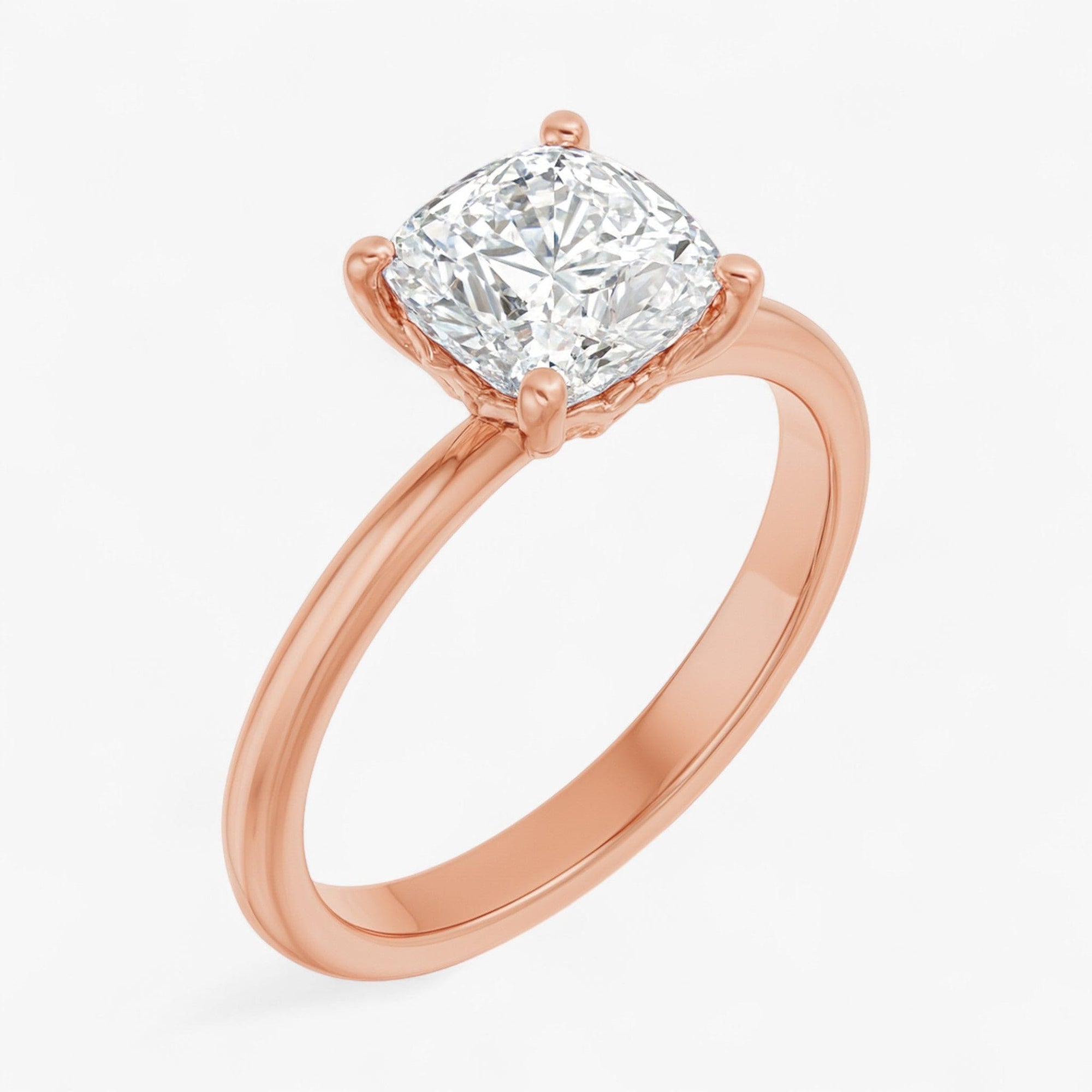 The Iconic Solitaire Engagement Ring | Cushion