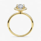 The Timeless Pavé Halo Engagement Ring | Round
