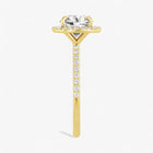 The Timeless Pavé Halo Engagement Ring | Round