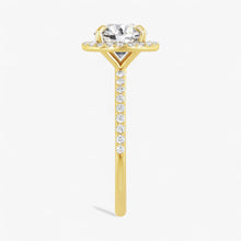 The Timeless Pavé Halo Engagement Ring | Round
