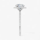 The Timeless Pavé Halo Engagement Ring | Round
