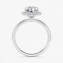 The Timeless Pavé Halo Engagement Ring | Round