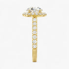 The Iconic Pavé Halo Engagement Ring | Round