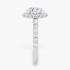 The Iconic Pavé Halo Engagement Ring | Round