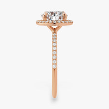 The Timeless Pavé Halo Engagement Ring | Round
