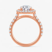 The Iconic Pavé Halo Engagement Ring | Round