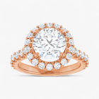The Iconic Pavé Halo Engagement Ring | Round