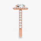 The Iconic Pavé Halo Engagement Ring | Round