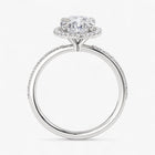 The Timeless Pavé Halo Engagement Ring | Oval