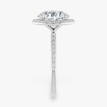 The Timeless Pavé Halo Engagement Ring | Oval