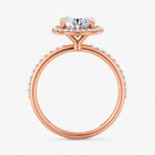 The Timeless Pavé Halo Engagement Ring | Oval