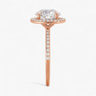 The Timeless Pavé Halo Engagement Ring | Oval
