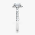 The Iconic Pavé Halo Engagement Ring | Emerald