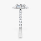 The Iconic Pavé Halo Engagement Ring | Oval