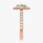 The Iconic Pavé Halo Engagement Ring | Oval