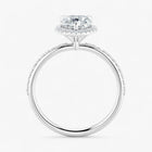 The Timeless Pavé Halo Engagement Ring | Pear