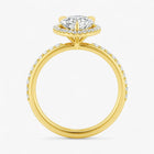 The Timeless Pavé Halo Engagement Ring | Pear