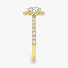 The Iconic Pavé Halo Engagement Ring | Cushion