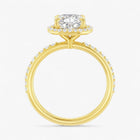 The Timeless Pavé Halo Engagement Ring | Cushion