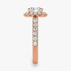 The Iconic Pavé Halo Engagement Ring | Cushion