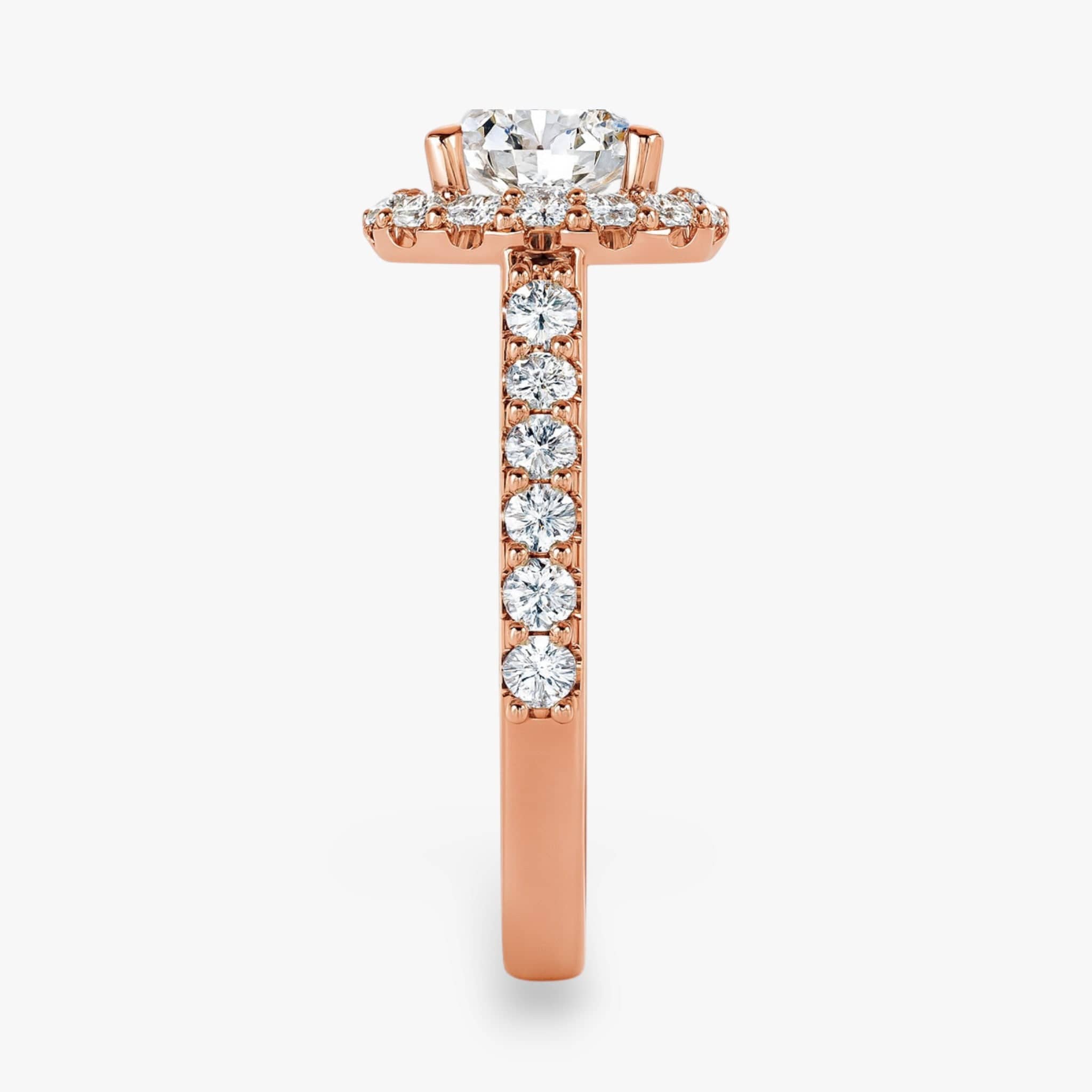 The Iconic Pavé Halo Engagement Ring | Cushion