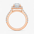 The Iconic Pavé Halo Engagement Ring | Cushion