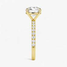 The Classic Pavé Engagement Ring | Round