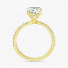 The Classic Pavé Engagement Ring | Round