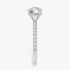 The Classic Pavé Engagement Ring | Round