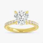 The Classic Pavé Engagement Ring | Round