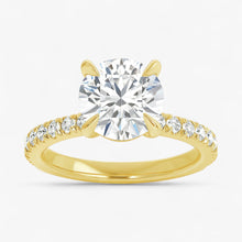 The Classic Pavé Engagement Ring | Round