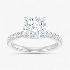 The Classic Pavé Engagement Ring | Round