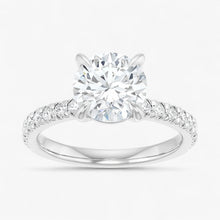 The Classic Pavé Engagement Ring | Round