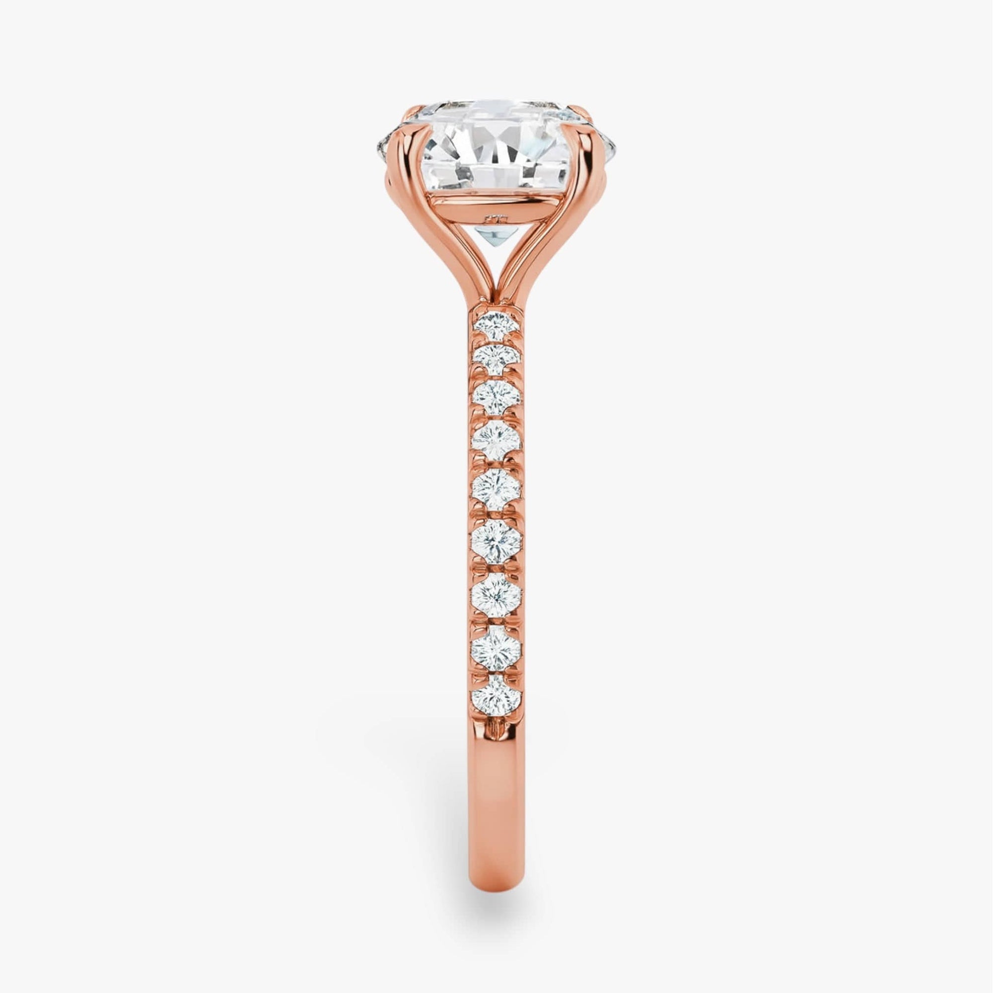The Classic Pavé Engagement Ring | Round