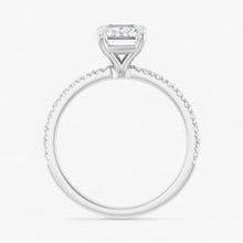 The Classic Pavé Engagement Ring | Emerald