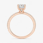 The Classic Pavé Engagement Ring | Emerald